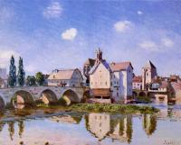 Sisley, Alfred - The Moret Bridge in the Sunlight